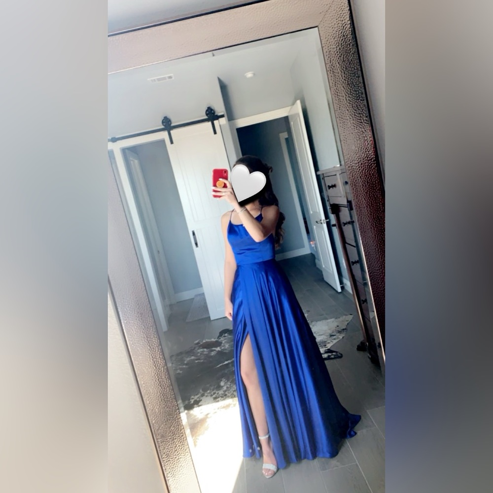 Sherri Hill Blue Dress